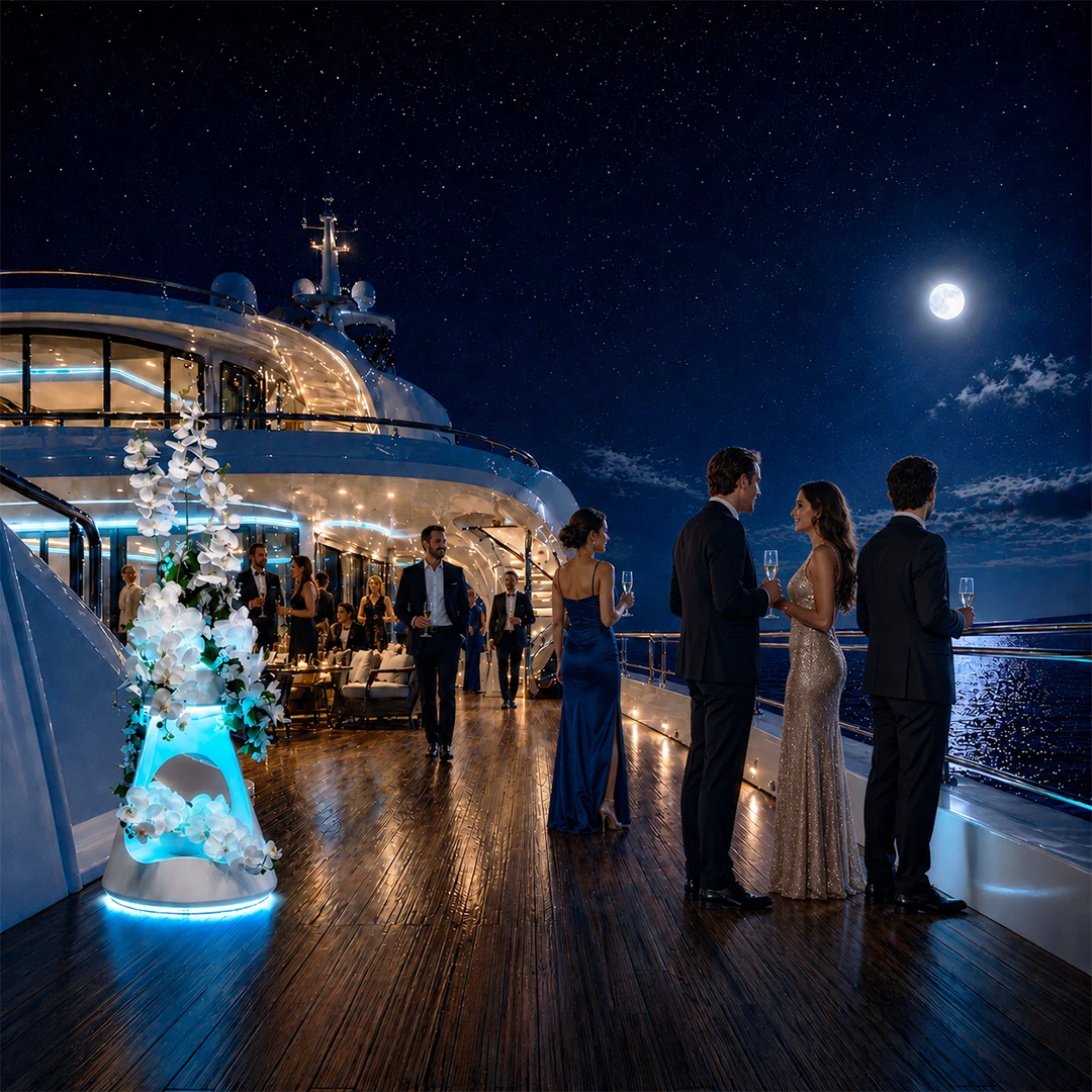 life-on-water yacht vase applications